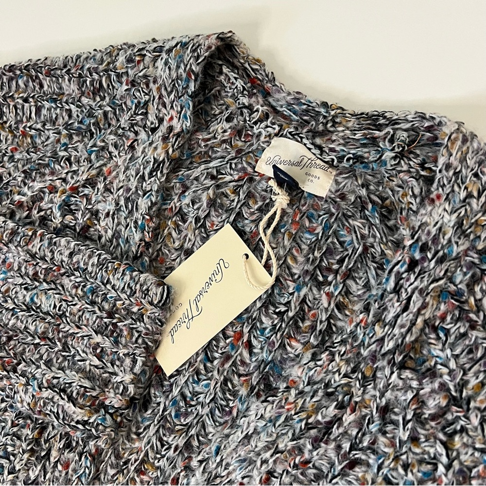 Academia GrannyCore Chunky Knit Longline Cardigan Sweater  with Pockets XS- NWT